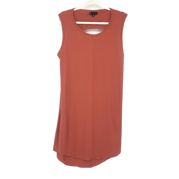 Bobeau Mauve Knit Back Cutout Daisy Dress - Picture 3 of 7